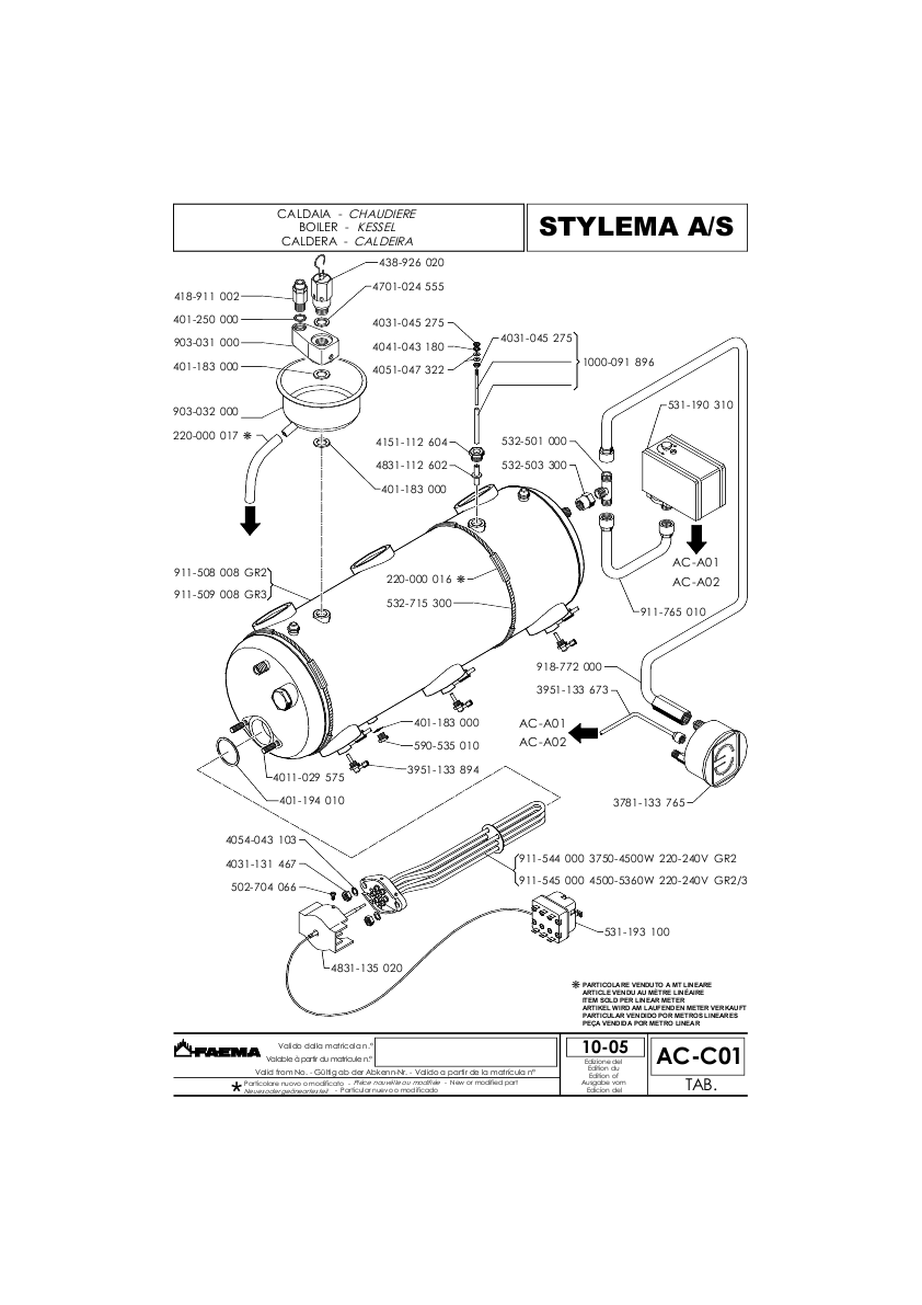 Stylema 系列分解图