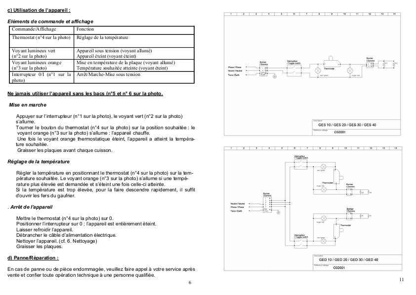 GES 10/GES 20/GES 40/GES 70/GES 80 安装与使用