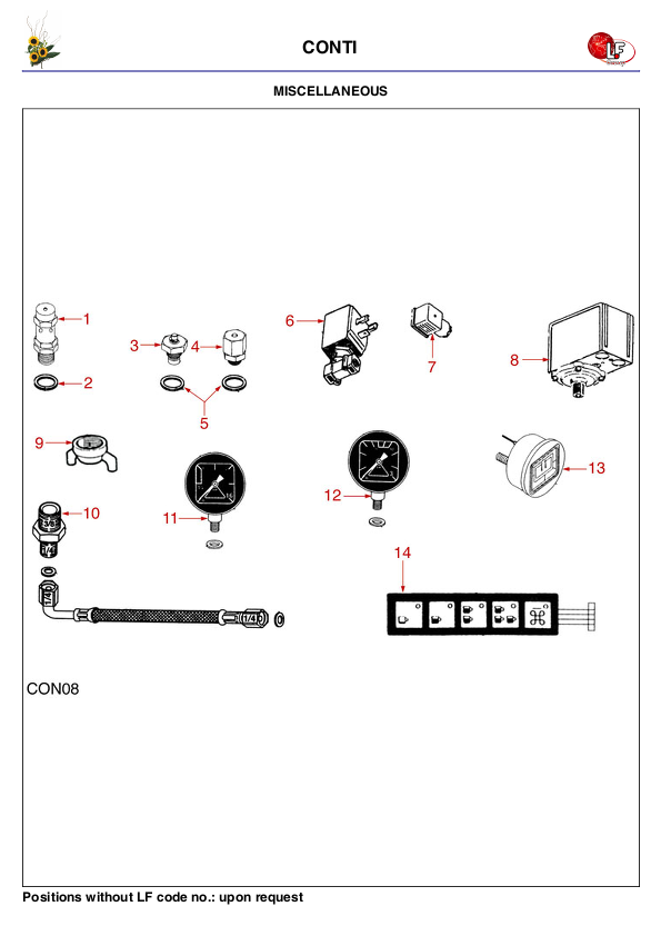 LF (CONTI 零件分解图)