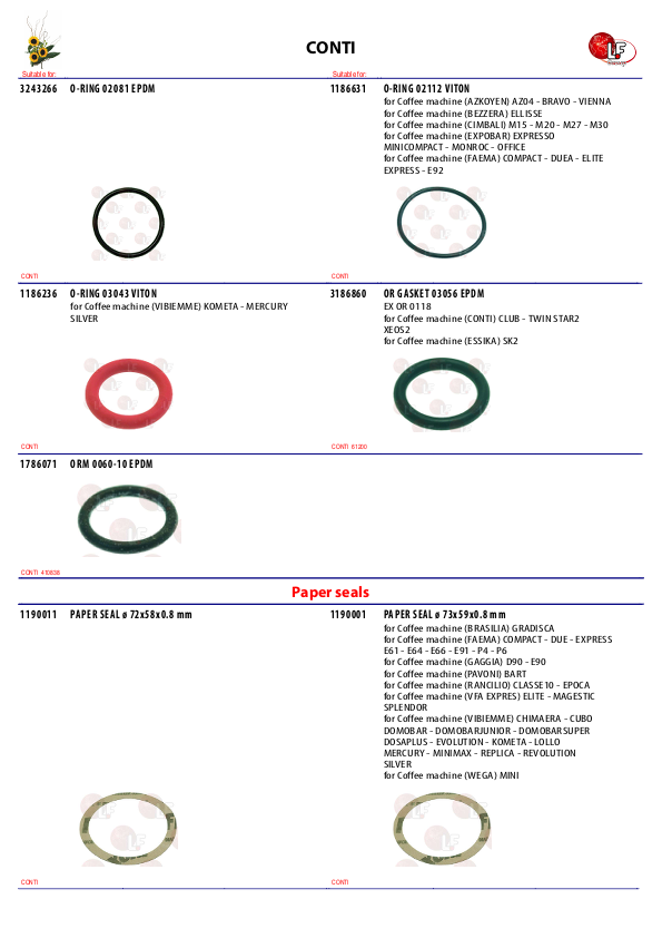 LF (CONTI 零件分解图)