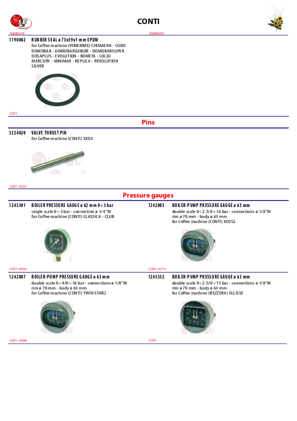 LF (CONTI 零件分解图)