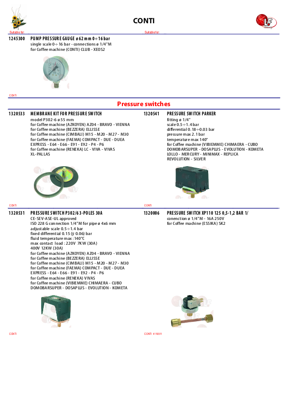 LF (CONTI 零件分解图)