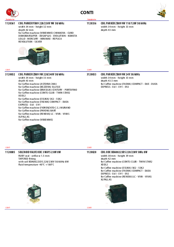 LF (CONTI 零件分解图)