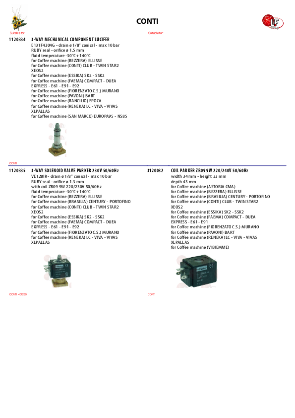 LF (CONTI 零件分解图)