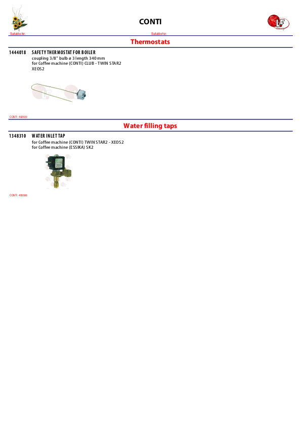 LF (CONTI 零件分解图)