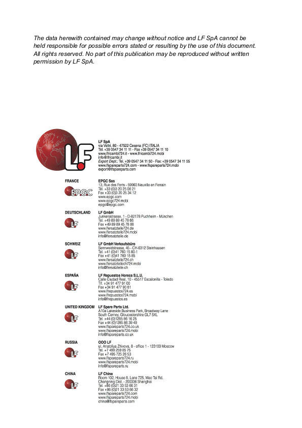 LF (ELEKTRA 零件分解图)