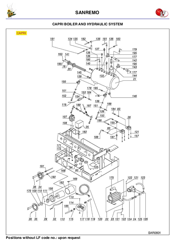 LF (SANREMO零件分解图)