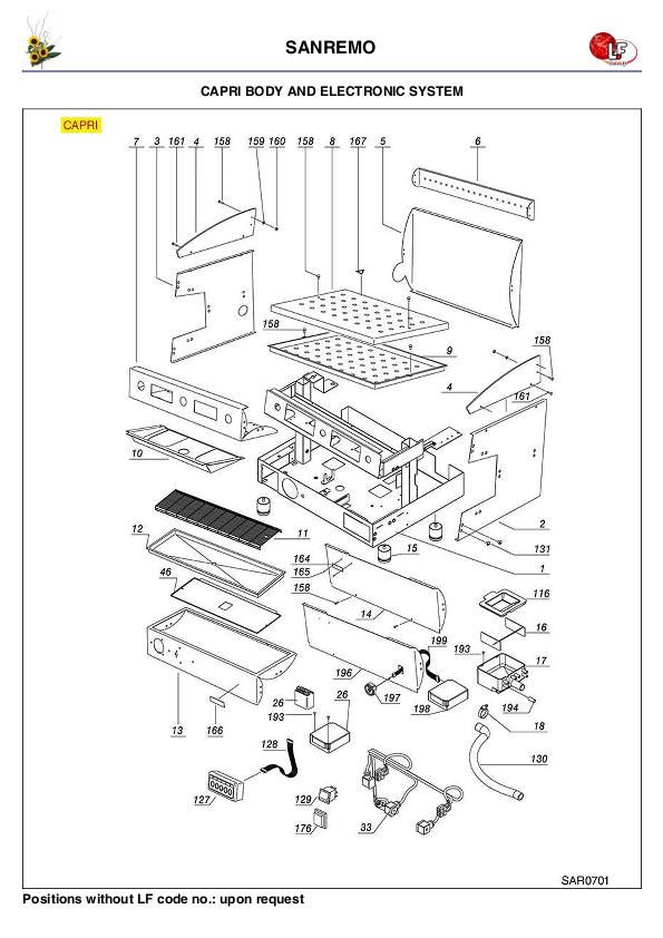 LF (SANREMO零件分解图)