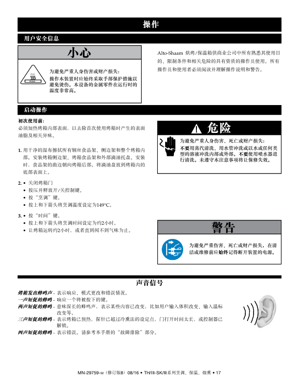 TH-III系列和SK-III系列 中文安装服务手册(含零件图、电路图)